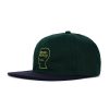 Hoed | Brain Dead Wool Logohead Hat Dark Green