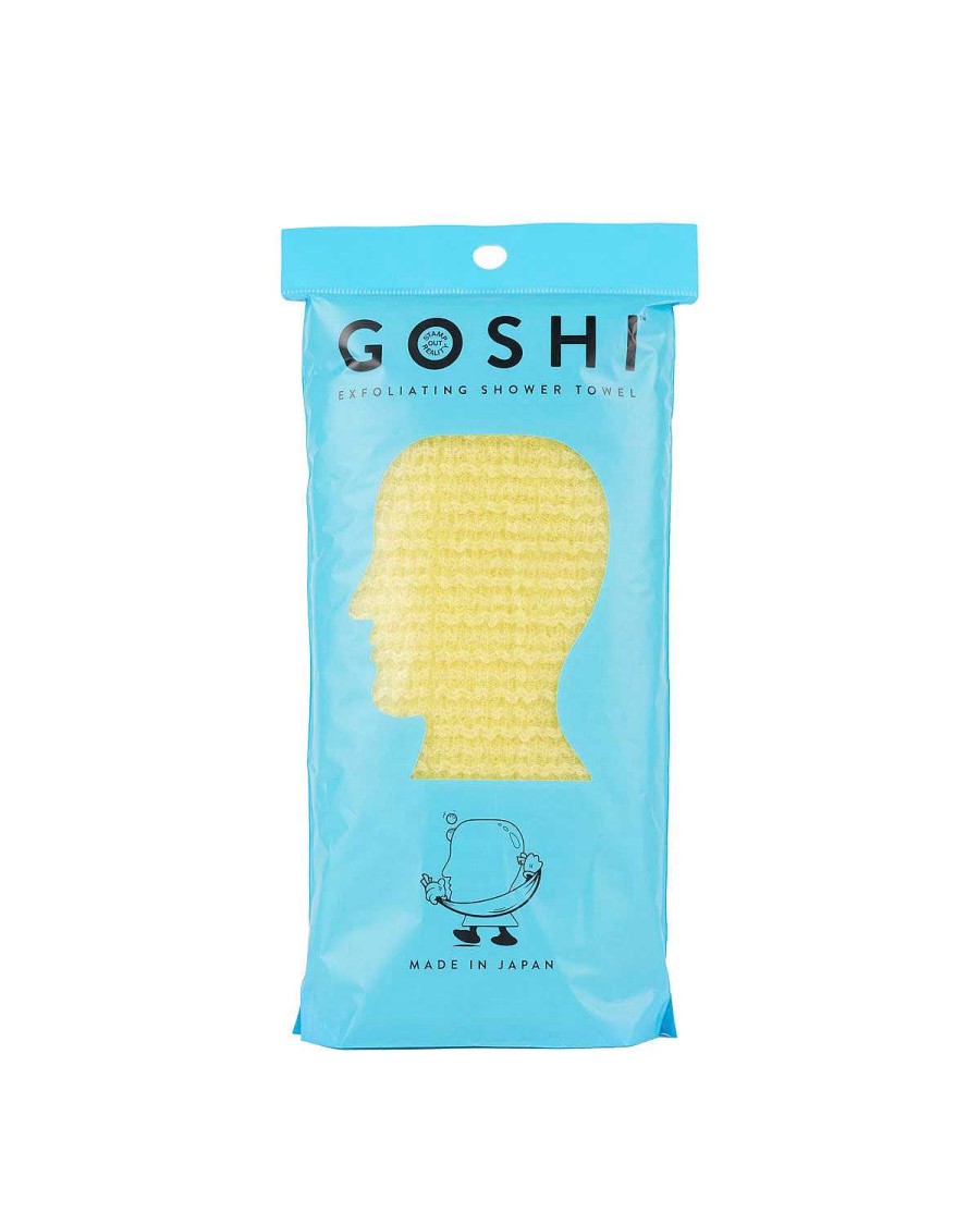 Handdoek | Brain Dead Brain Dead X Goshi Exfoliating Shower Towel Yellow