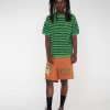 Korte Broek | Brain Dead Tetsunori Tawaraya Logo Head Jersey Short Rust