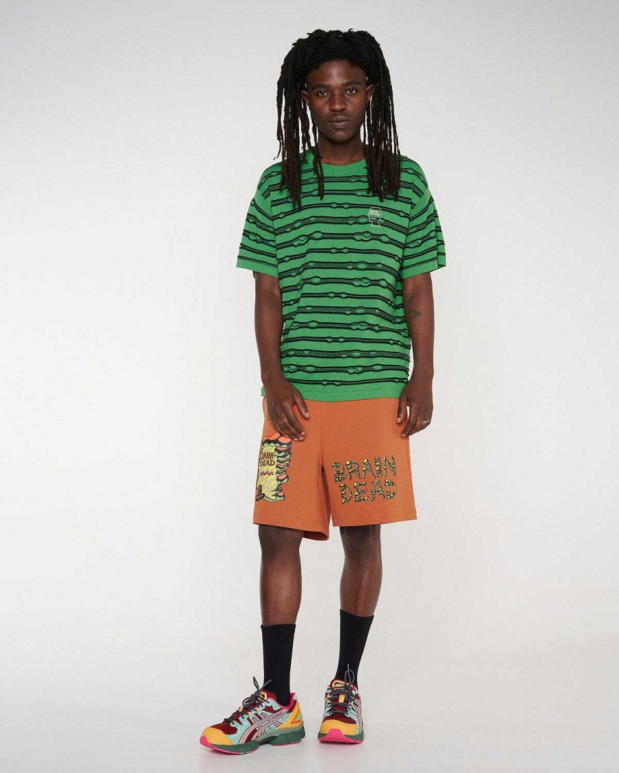 Korte Broek | Brain Dead Tetsunori Tawaraya Logo Head Jersey Short Rust