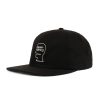 Hoed | Brain Dead Wool Logohead Hat Black