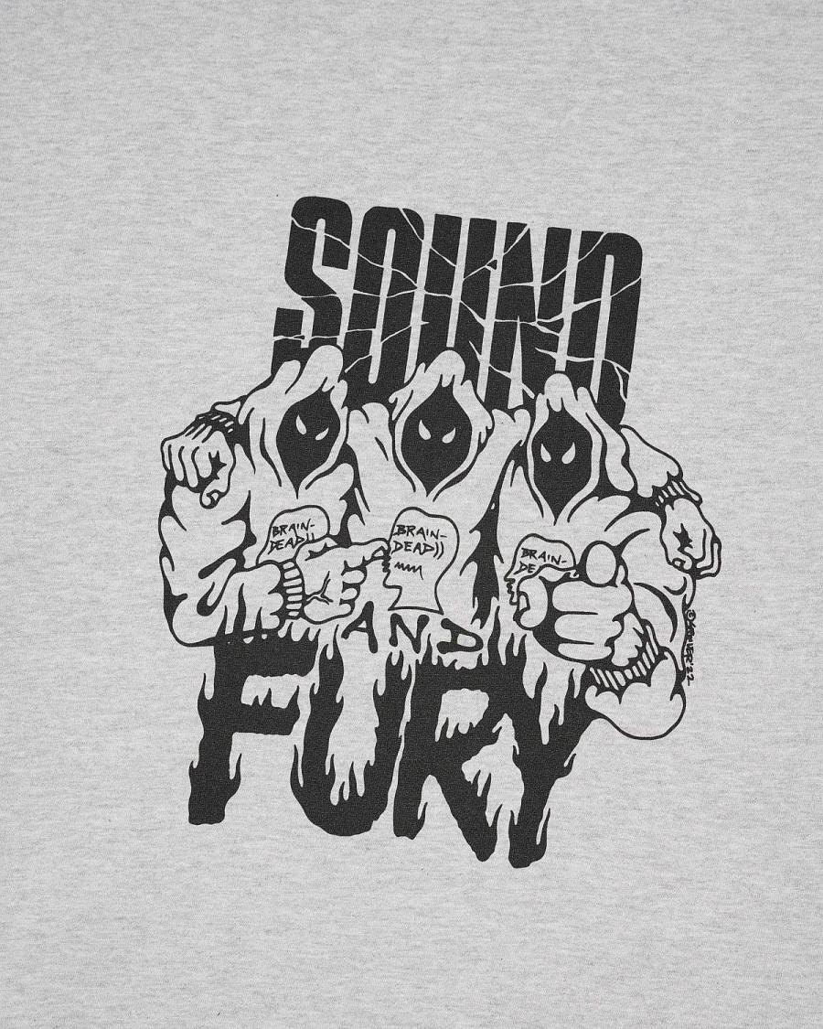 T-Shirt | Brain Dead Brain Dead X Spoiler Sound & Fury T-Shirt Heather Grey