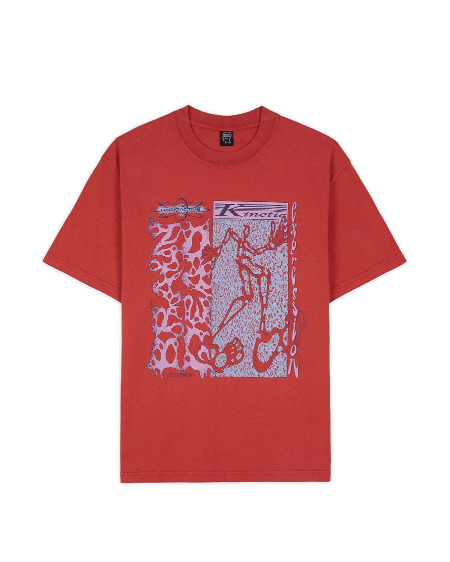 T-Shirt | Brain Dead Brain Dead Equipment Rke T-Shirt - Brick Brick Red