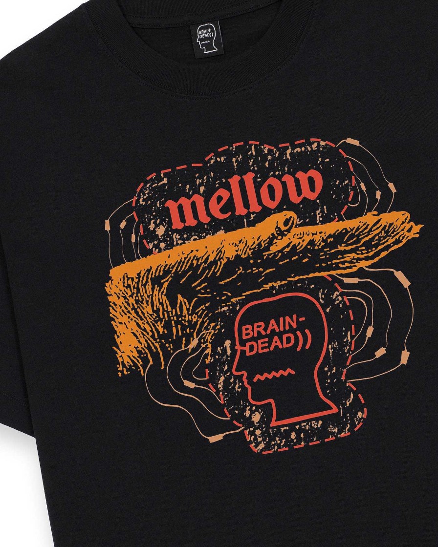 T-Shirt | Brain Dead Brain Dead X Mellow Climbing Topografic T-Shirt Black