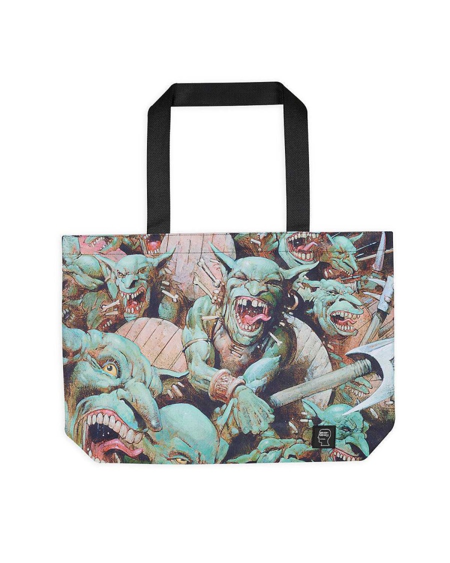 Tas | Brain Dead Brain Dead X Magic: The Gathering Goblin Offensive Tote Bag Light Green