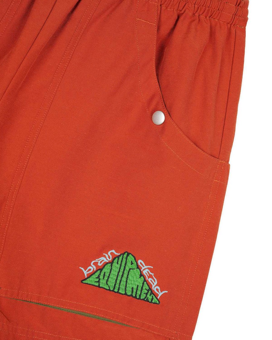 Korte Broek | Brain Dead Cotton Nylon Utility Short Orange