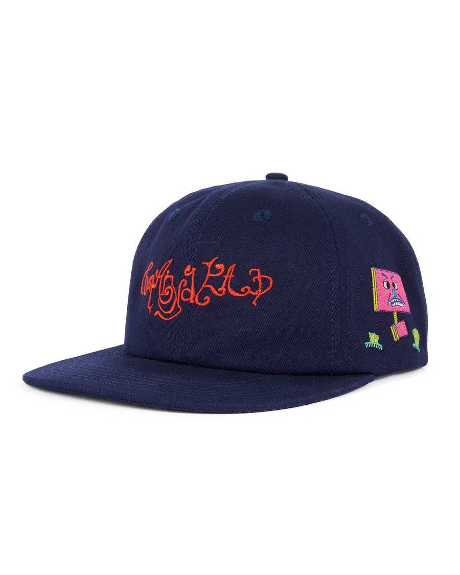 Hoed | Brain Dead River 6 Panel Cap Navy