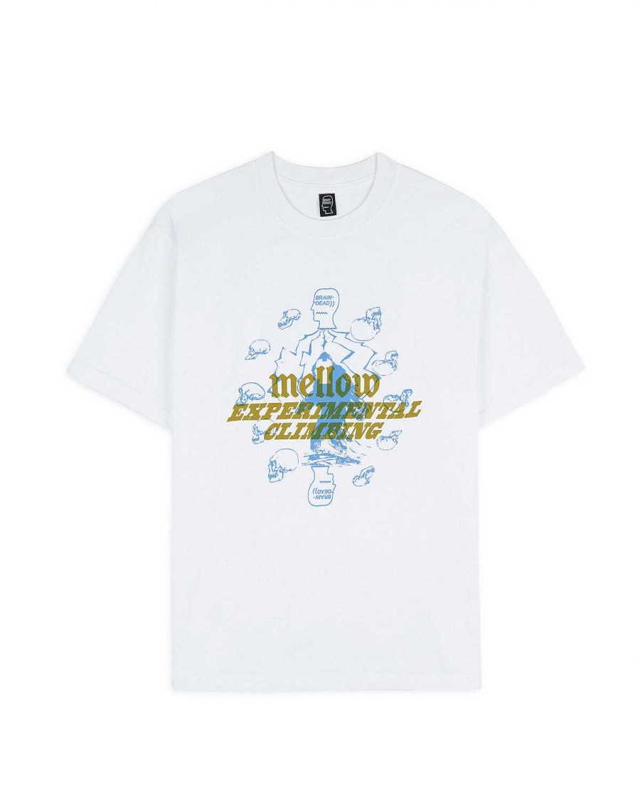 T-Shirt | Brain Dead Mellow Climbing Experimental T-Shirt White