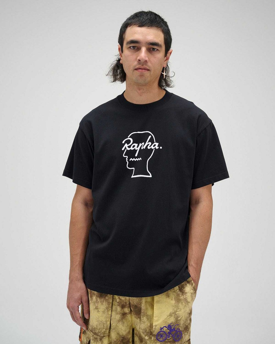 T-Shirt | Brain Dead Brain Dead X Rapha Raphahead T-Shirt - Black Moss