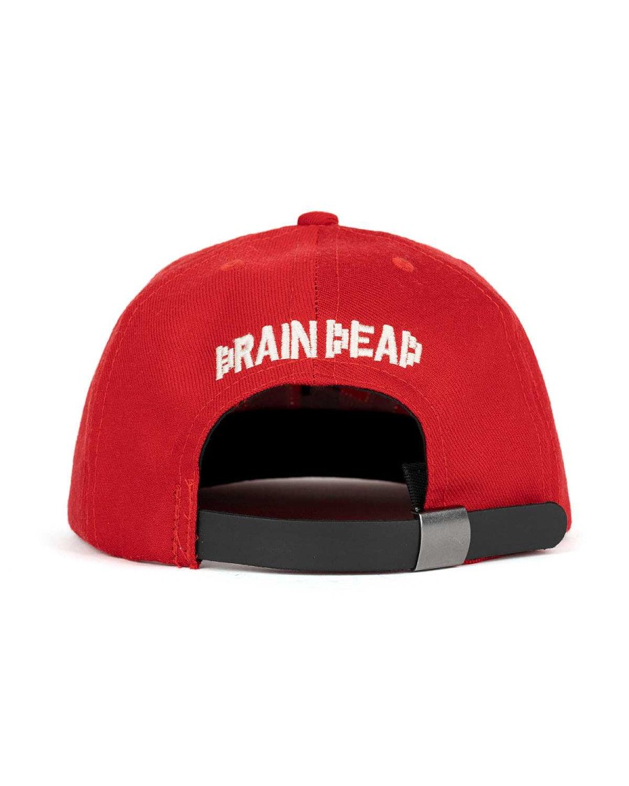 Hoed | Brain Dead Brain Dead X Devo 6 Panel Hat Red