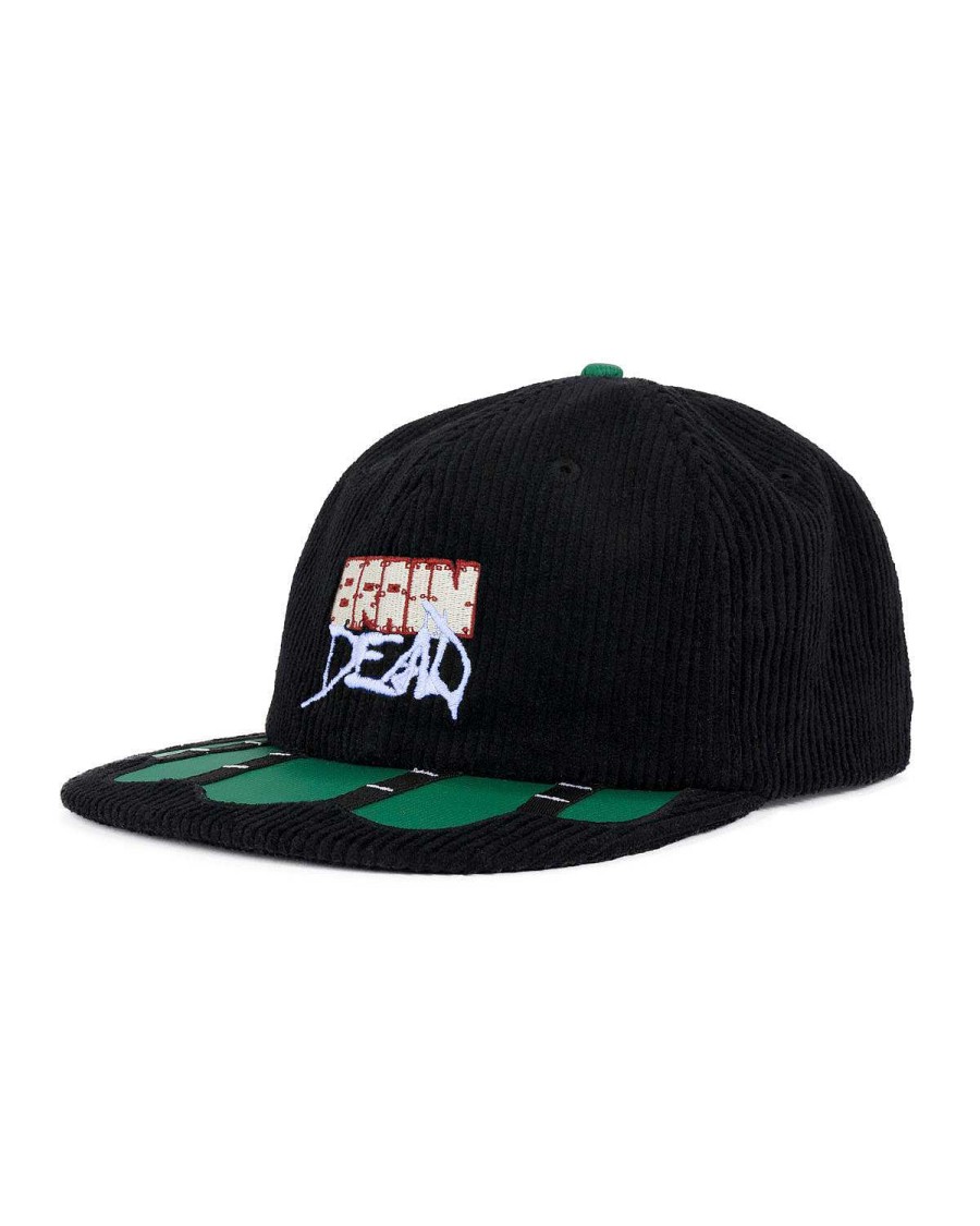 Hoed | Brain Dead Sludge Twill 6 Panel Cap Black