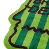 Tapijt | Brain Dead Logo Head Striped Rug 6Ft Green