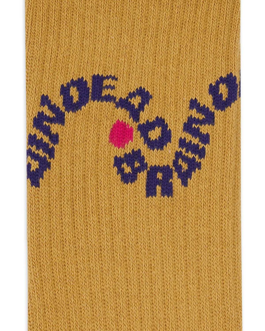 Sokken | Brain Dead Bd Waves Sock Brown