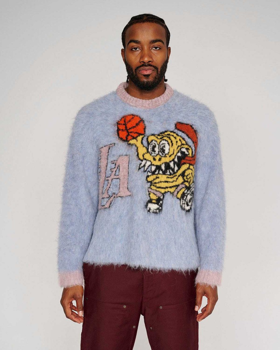 Trui | Brain Dead Brain Dead X Nba Los Angeles Lakers Alpaca Sweater Ice