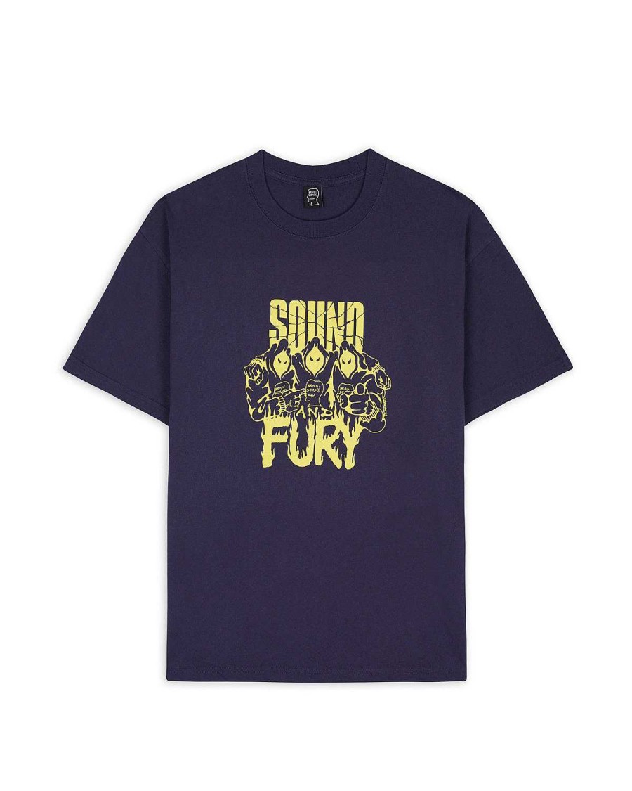 T-Shirt | Brain Dead Brain Dead X Spoiler Sound & Fury T-Shirt Navy