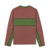 Lange Mouw | Brain Dead Connections Long Sleeve Football Shirt Brown Multi