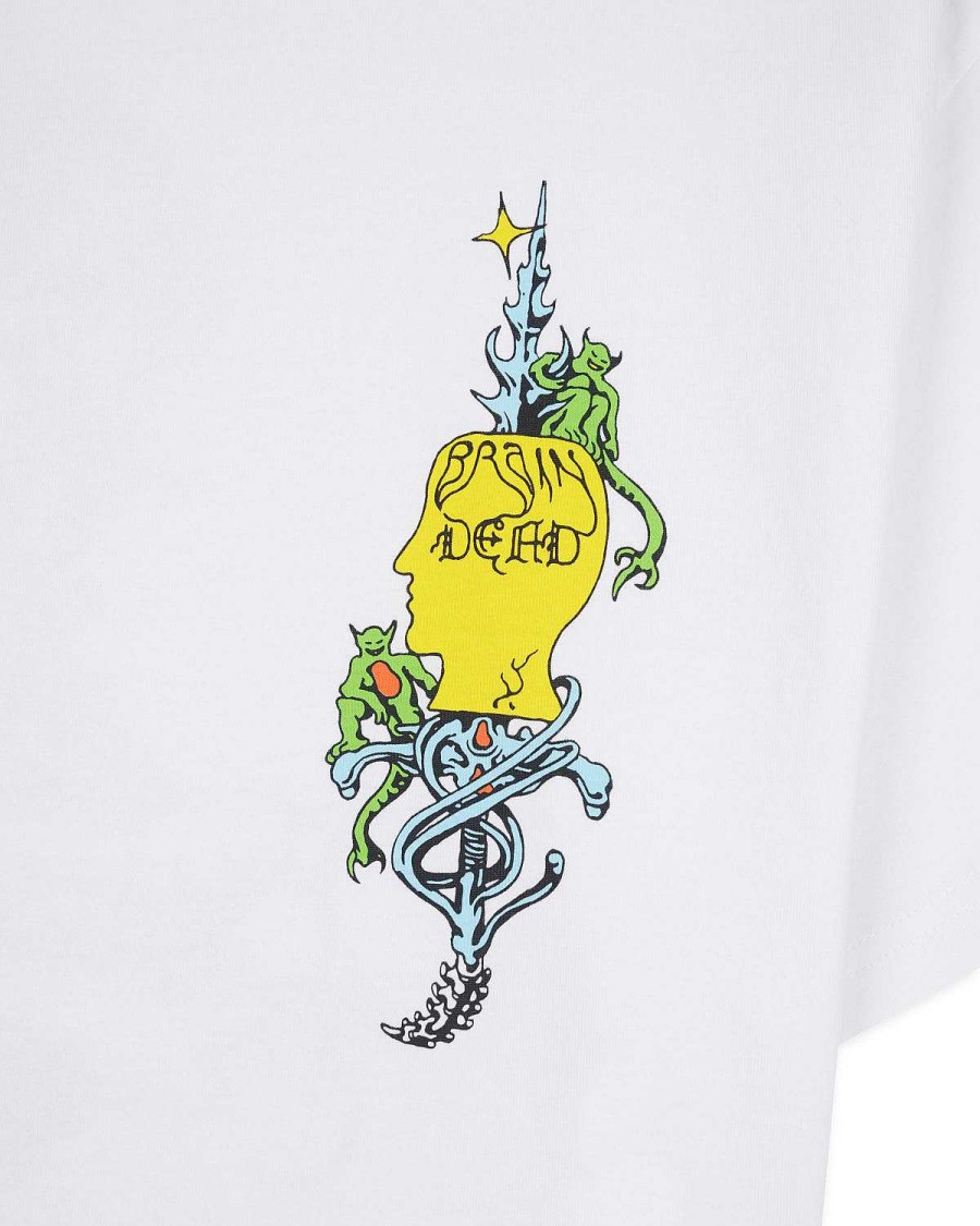 T-Shirt | Brain Dead Sabered T-Shirt White