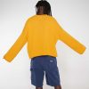 Trui | Brain Dead Tough Luck Oversized Boxy Sweater Mustard