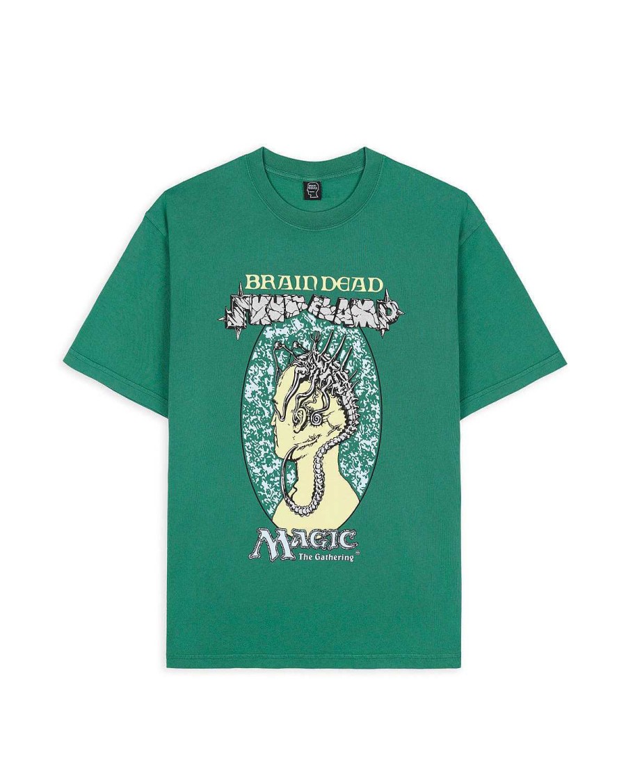 T-Shirt | Brain Dead Brain Dead X Magic: The Gathering Skullclamp T-Shirt Green