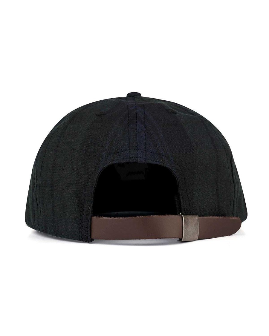 Hoed | Brain Dead Waxed Logo Head Cap Navy