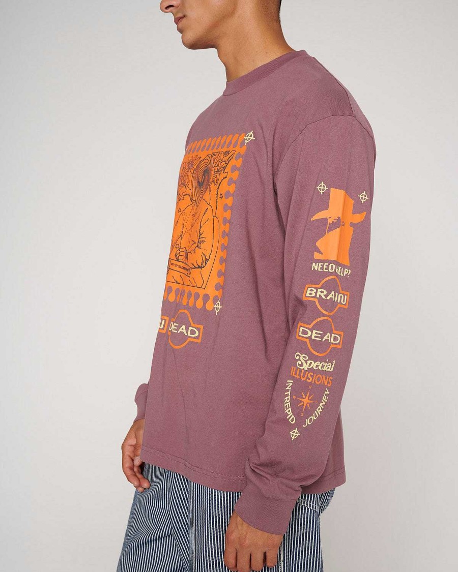 Lange Mouw | Brain Dead Special Illusions Long Sleeve Clay