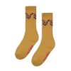 Sokken | Brain Dead Bd Waves Sock Brown