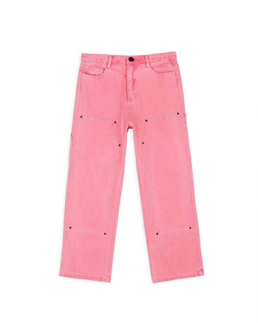 Hijgen | Brain Dead Herringbone Utility Pant Pink