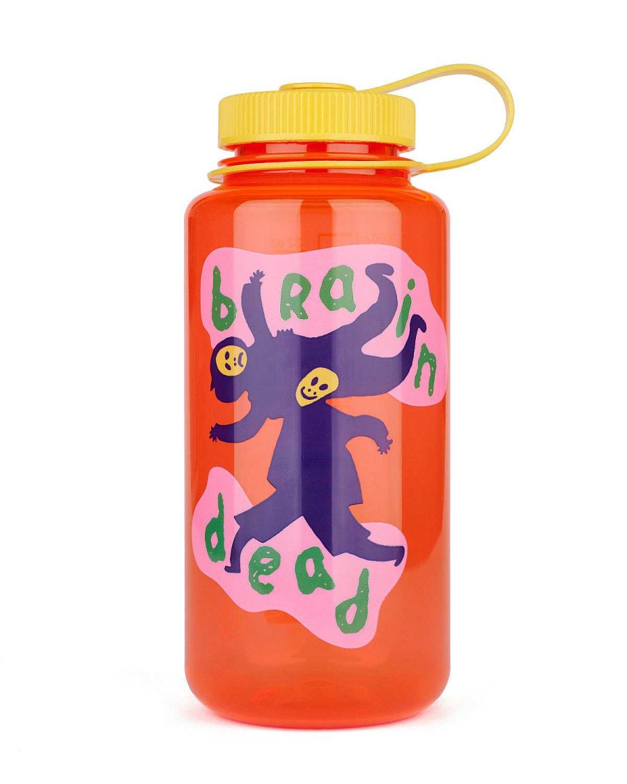 Fles | Brain Dead Brrasirn Nalgene Sustain 32Oz Wide Mouth - Coral/Yellow Orange