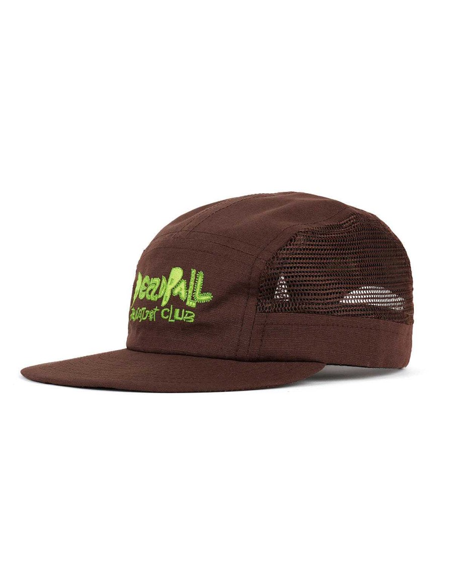 Hoed | Brain Dead Brain Dead Equipment Deadball Racquet Club Hat Brown