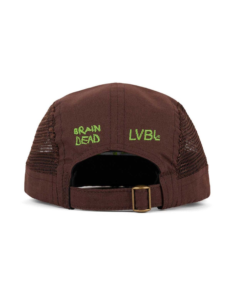 Hoed | Brain Dead Brain Dead Equipment Deadball Racquet Club Hat Brown