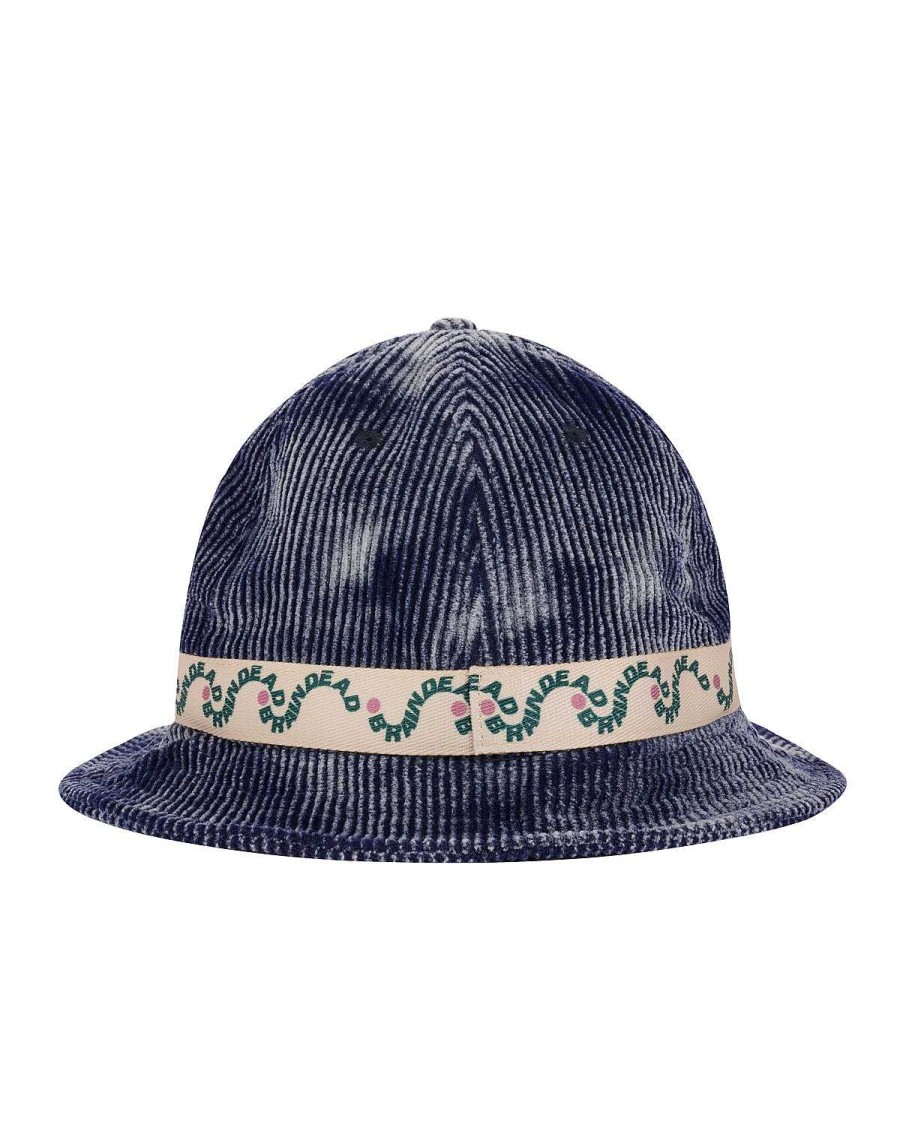 Hoed | Brain Dead Bd Wave Bell Bucket Hat Navy