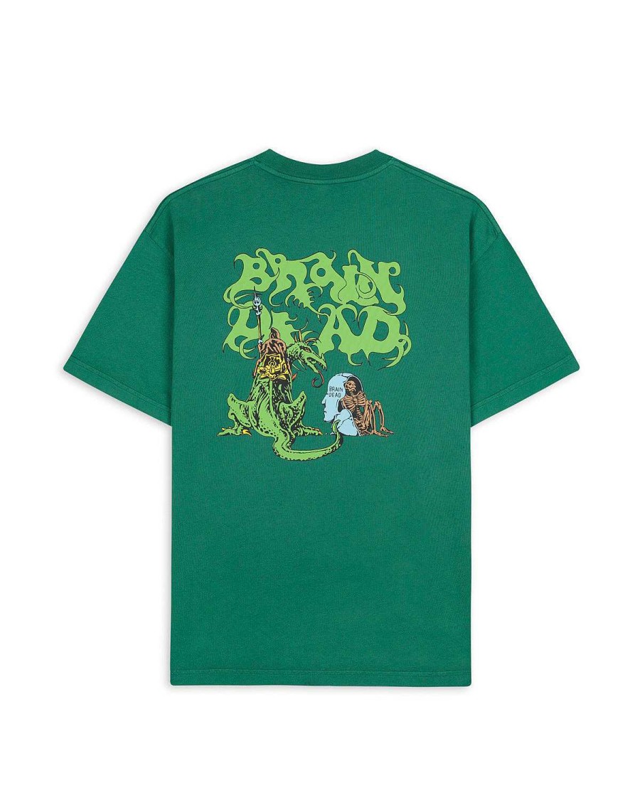 T-Shirt | Brain Dead Dragon Digger Tee Green