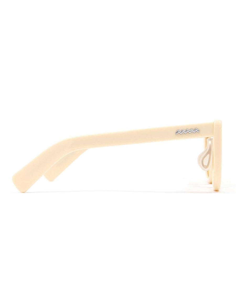 Brillen | Brain Dead Natto Post Modern Primitive Eye Protection White/Beige