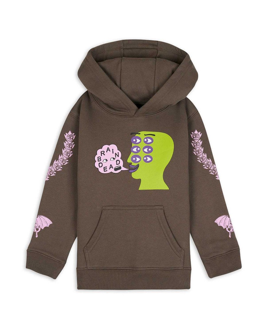 Capuchon | Brain Dead Polar Fleece Klimshirt Groen