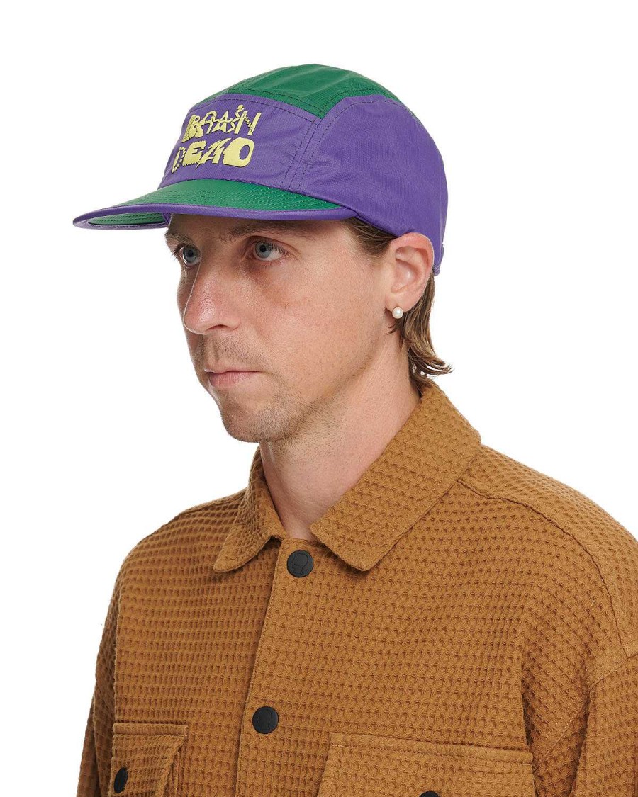 Hoed | Brain Dead Miles Trail Cap Purple Multi