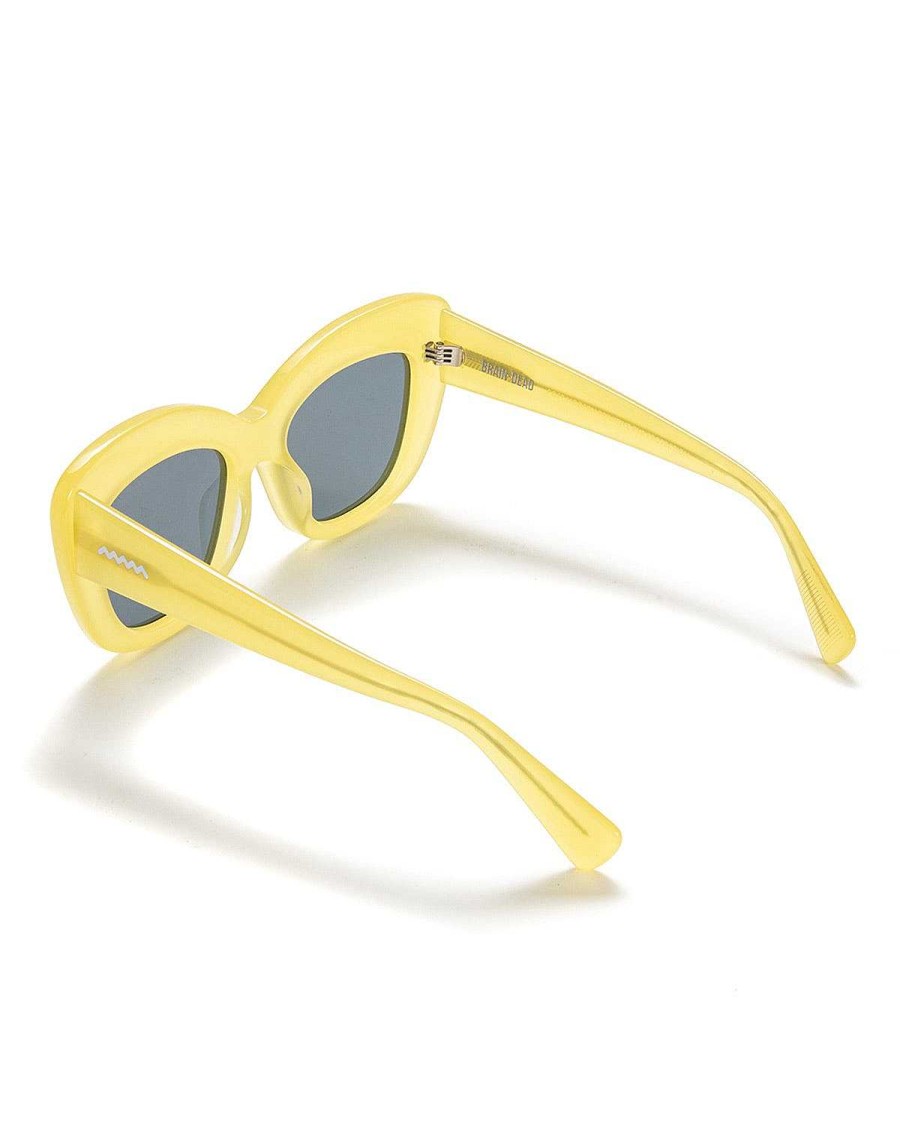 Brillen | BRAIN DEAD Chibi Sunglasses Translucent Yellow