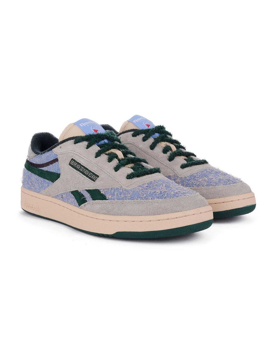 Schoenen | Brain Dead Reebok Club C Revenge - Soft Ecru/Dark Forest/Tin Grey