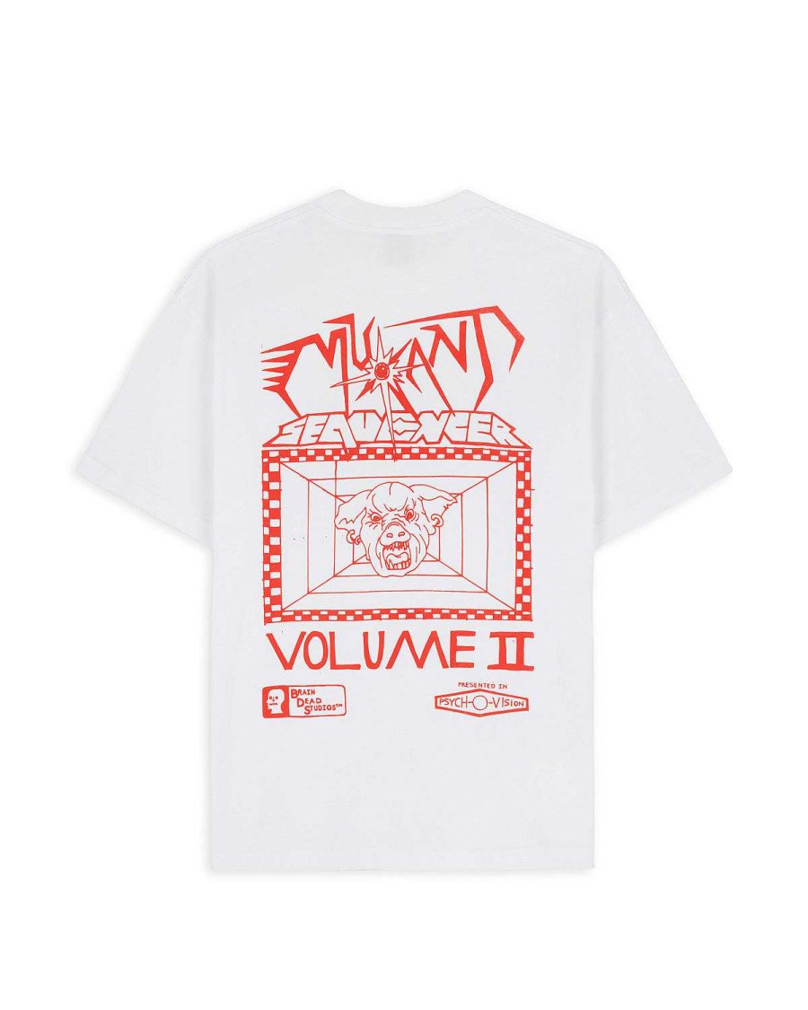 T-Shirt | Brain Dead Mutant Sequencer Vol Ii T-Shirt White