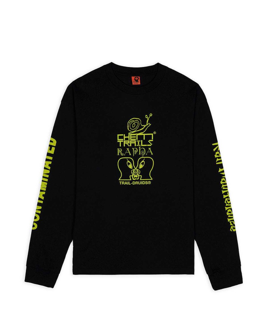 Lange Mouw | Brain Dead Brain Dead X Rapha Trail Ghoul Long Sleeve - Black Moss