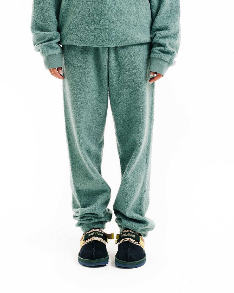 Hijgen | Brain Dead Reverse Fleece Sweatpant W/ Pvc Seafoam