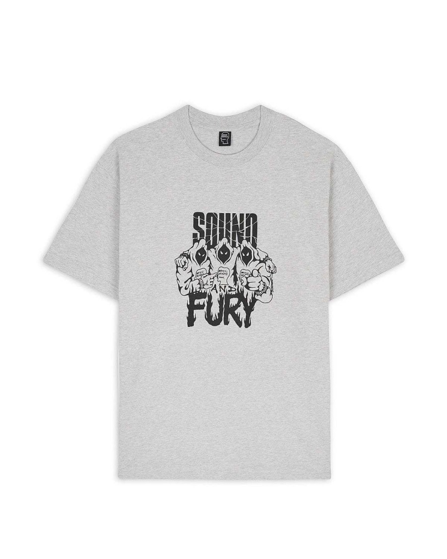 T-Shirt | Brain Dead Brain Dead X Spoiler Sound & Fury T-Shirt Heather Grey