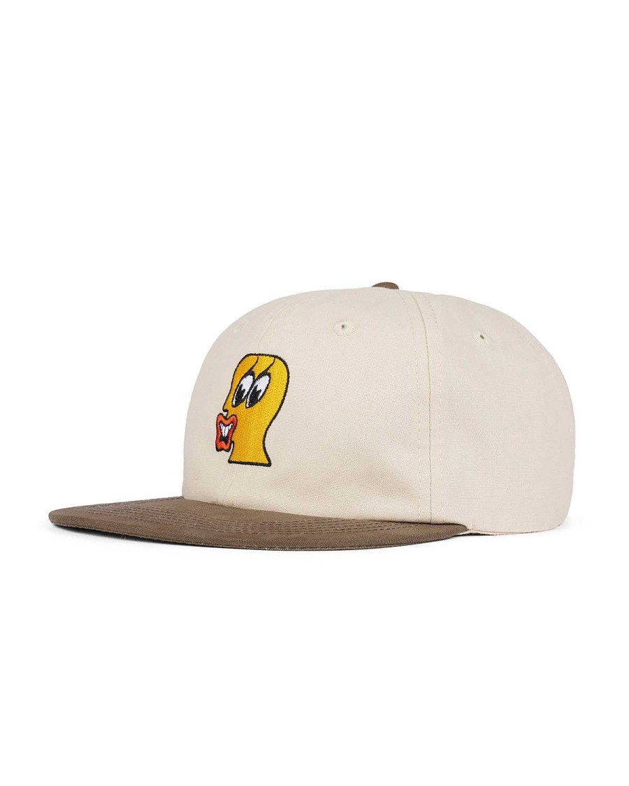 Hoed | Brain Dead Duck Face 6 Panel Hat Natural