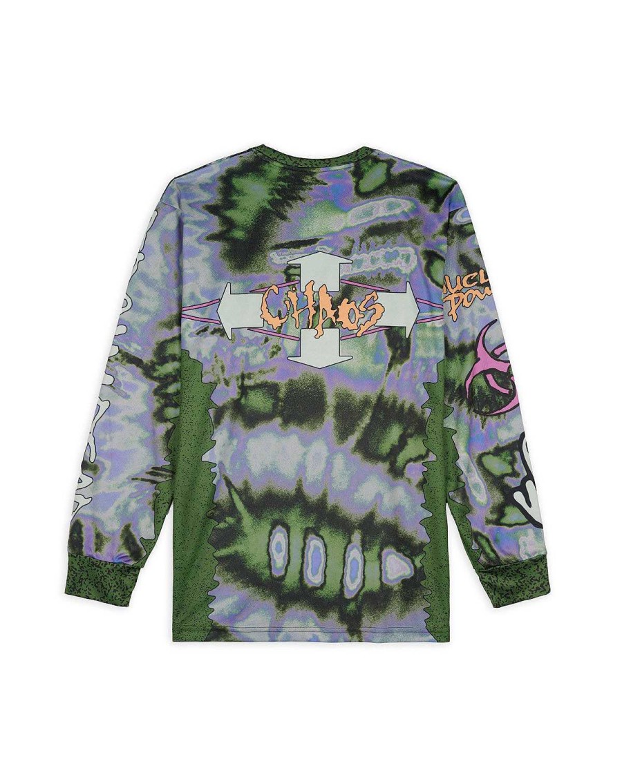 Lange Mouw | Brain Dead Brain Dead Equipment Chaos Team Tech Long Sleeve Green