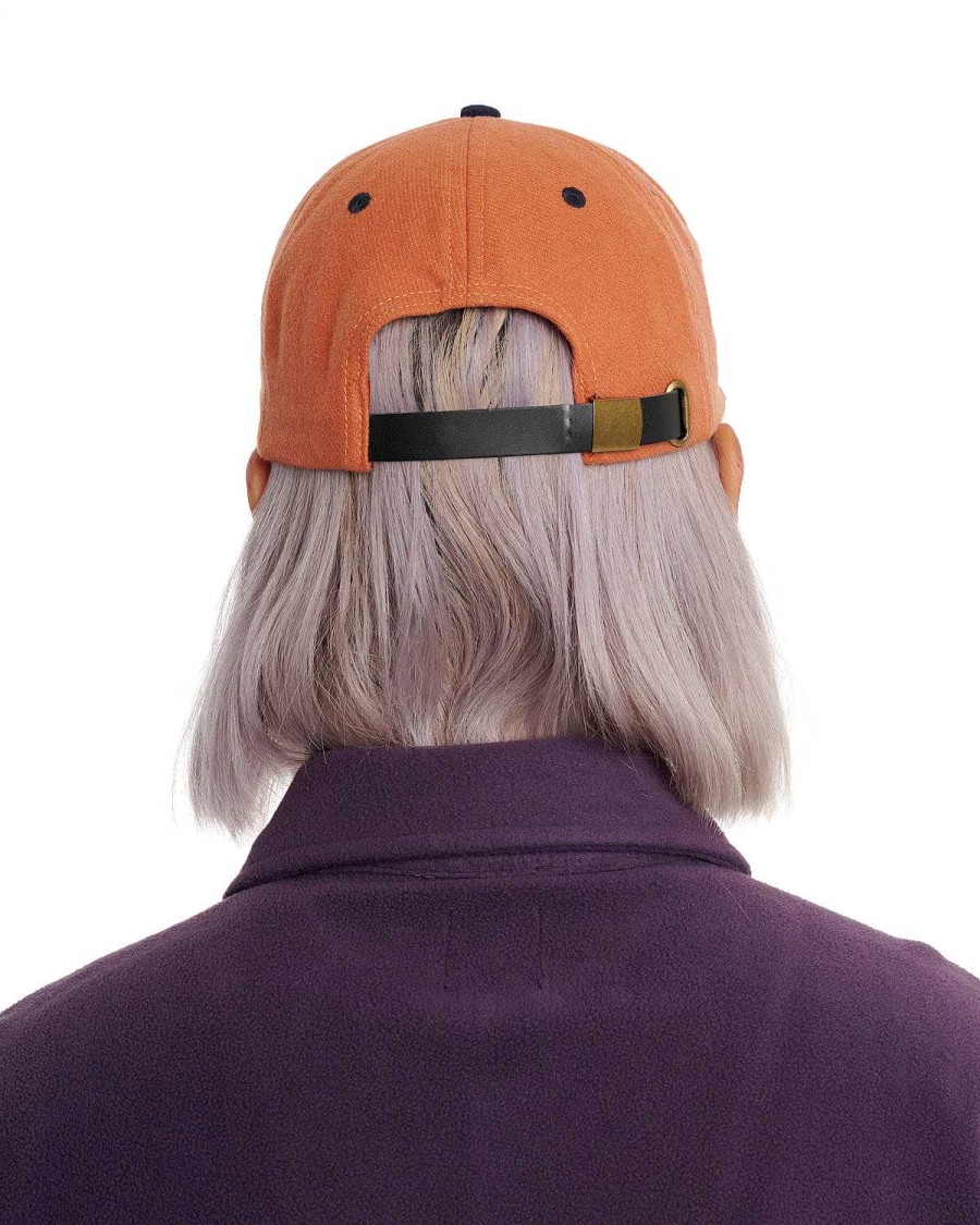 Hoed | Brain Dead Plato Wool 6 Panel Cap Orange