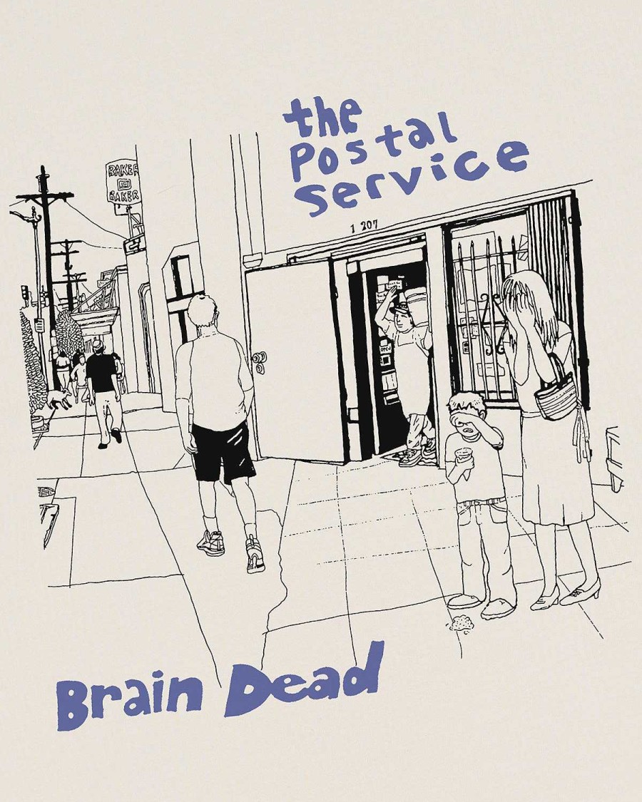 T-Shirt | Brain Dead Brain Dead X The Postal Service T-Shirt Natural