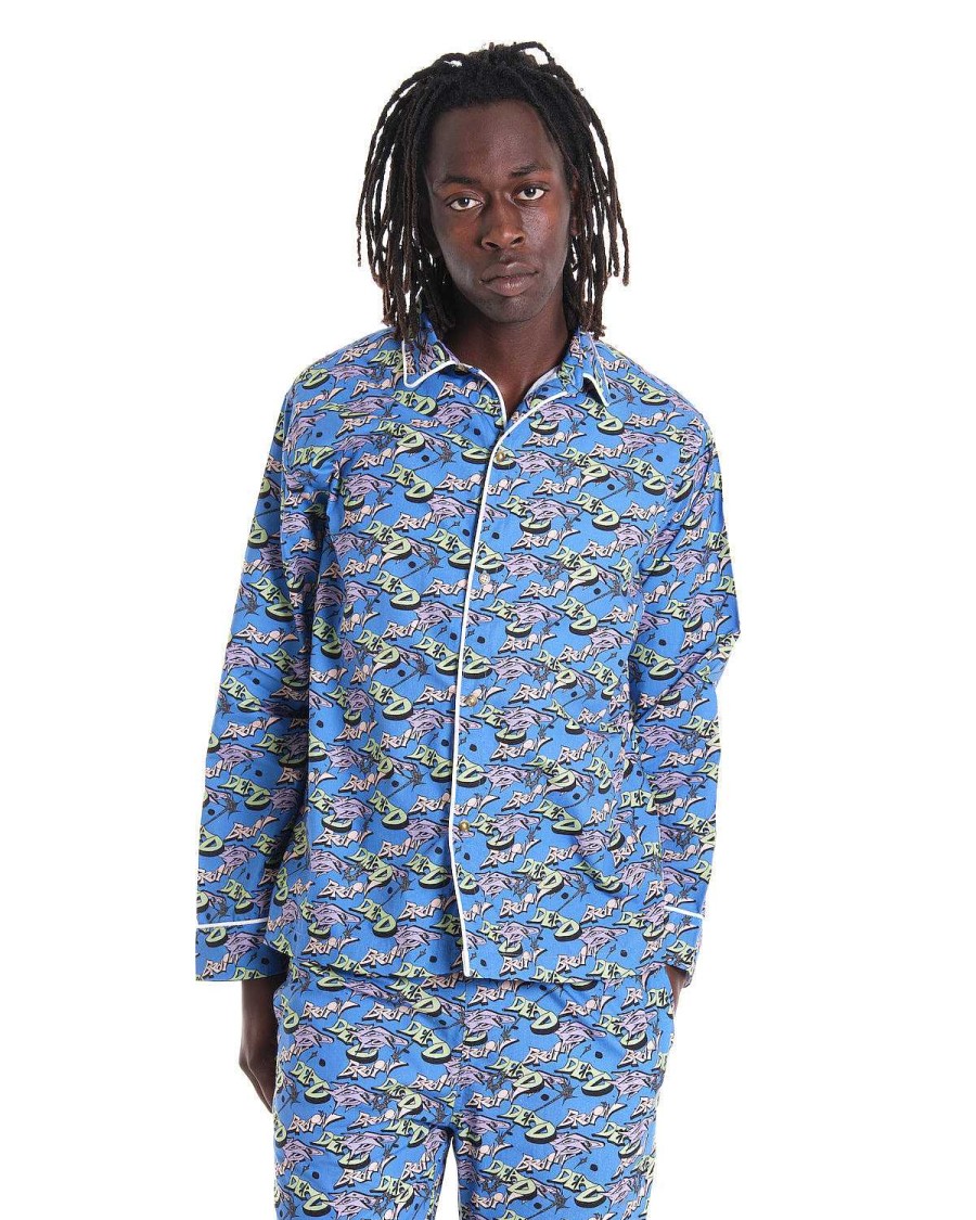 Shirt | Brain Dead Erratic Pajama Top Multi