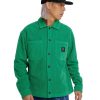 Shirt | Brain Dead Polar Fleece Climber Shirt Green