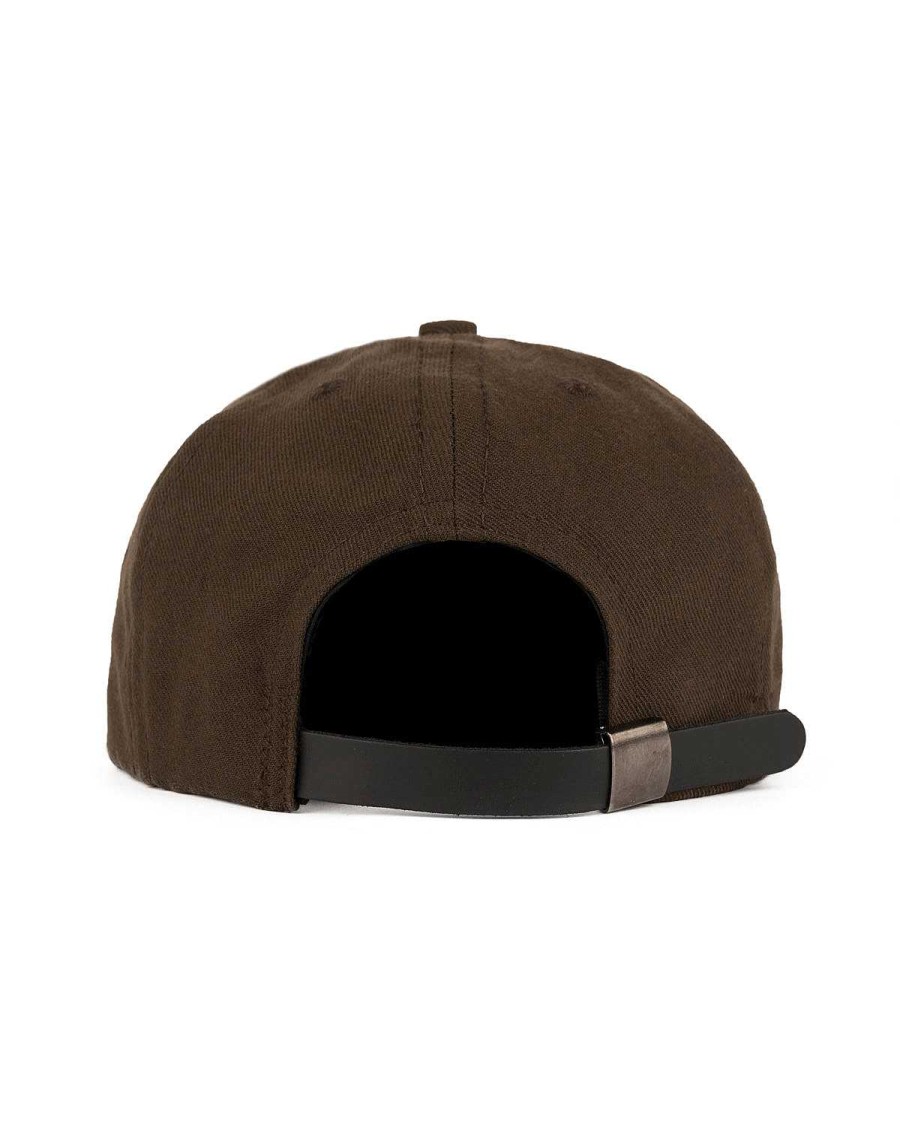 Hoed | Brain Dead Wool Logohead Hat Brown