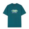 T-Shirt | Brain Dead Brain Dead Equipment Lizard Spiral T-Shirt Green