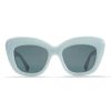 Brillen | Brain Dead Chibi Sunglasses - Light Blue Silver Flake Finish